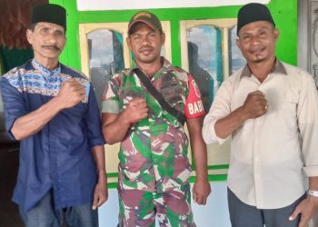 Memasuki Bulan Suci Ramadhan Pemdes Buano Utara Gandeng Bhabinkamtibmas Jaga Keamanan